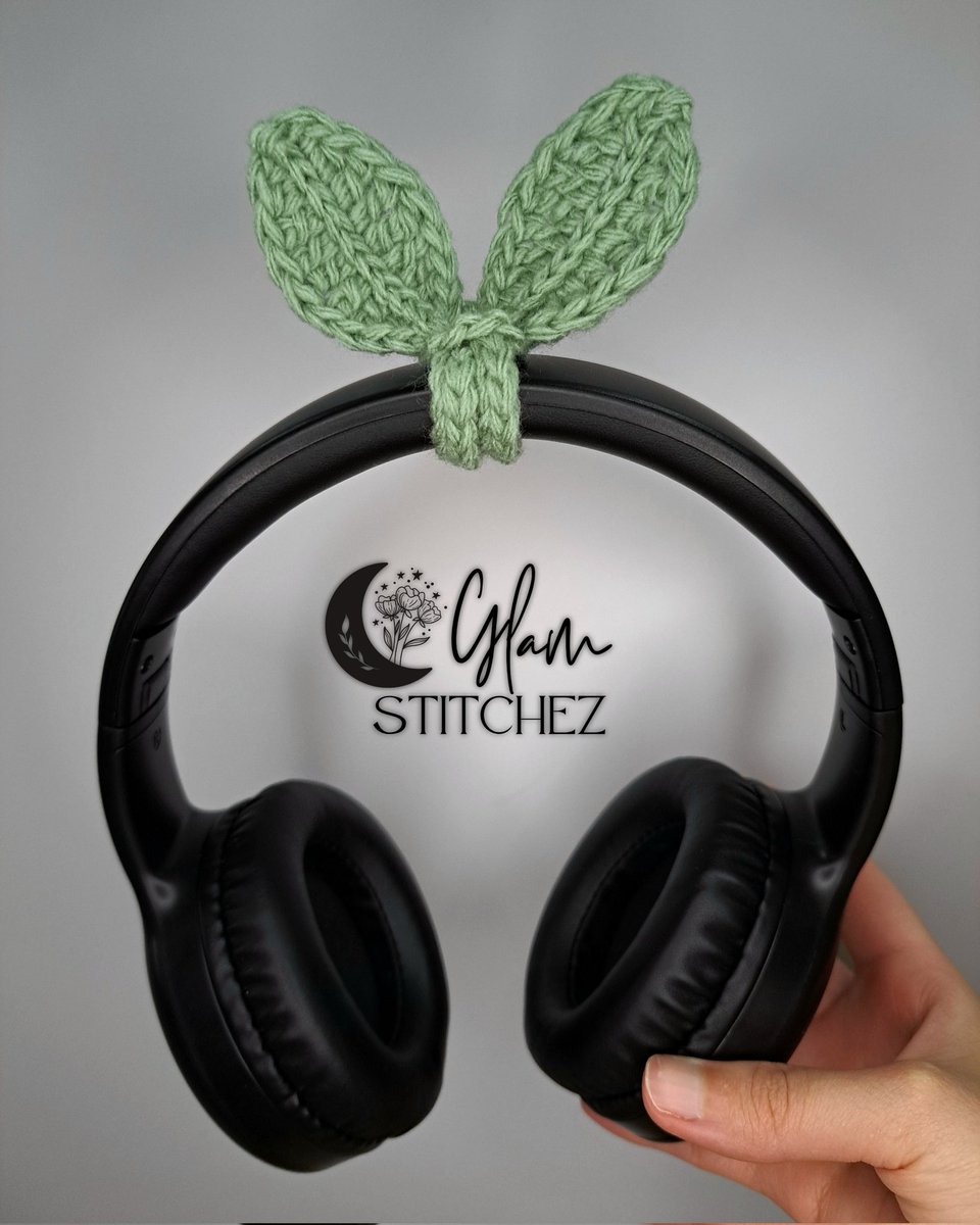 GlamStitchez's tweet photo. Hice unas hojitas para audífonos 🌱🎧
Patrón: @HopefulTurns 
#crochet https://t.co/yJXDHKBn23