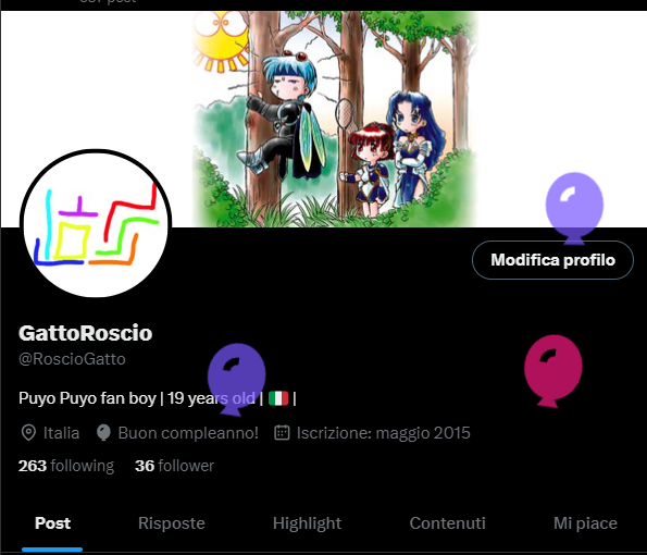 RoscioGatto's tweet photo. Yoooooo it's my birthday 🎉🎉🎉🎉 https://t.co/p2TsnpwrbV
