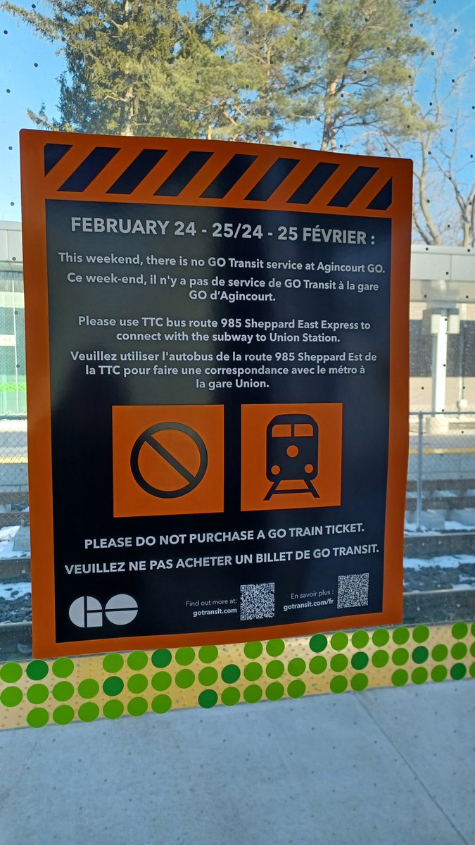 Signs of #dread. Taking the #TTC triples the time it takes to get to Union - 25 to 75 mins. I appreciate the construction, but the offered alternative is painful. Basically I'll be stuck at home this weekend. Thanks but no thanks <a href="/GOtransit/">GO Transit</a> <a href="/Metrolinx/">Metrolinx</a>