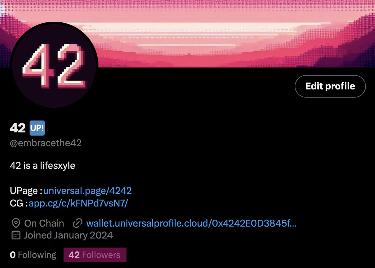 42 🆙 (@embracethe42) / Posts / X