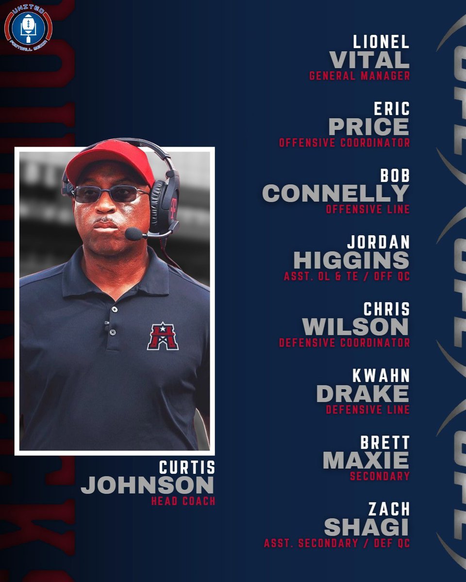 Here is the #UFLRoughnecks 2024 Coaching staff. The staff has stayed fairly in tact with 6 of the coaches, including HC Curtis Johnson, being the same as season 2 of the USFL. The Gamblers defense last season was a lot of unproven and young players, but thrived under the…