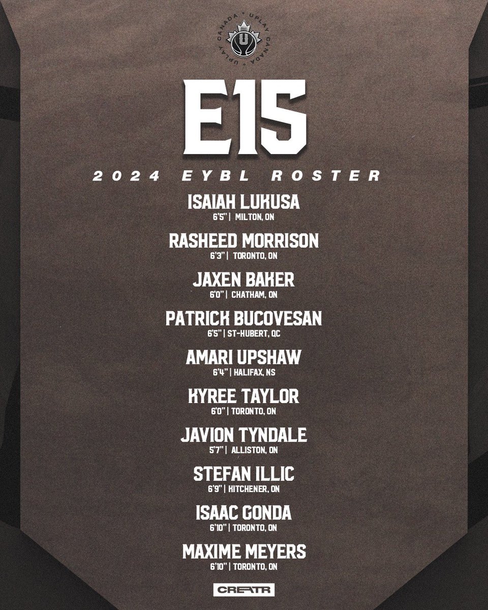 Our official ‘24 @NikeEYB E15 roster. 😈