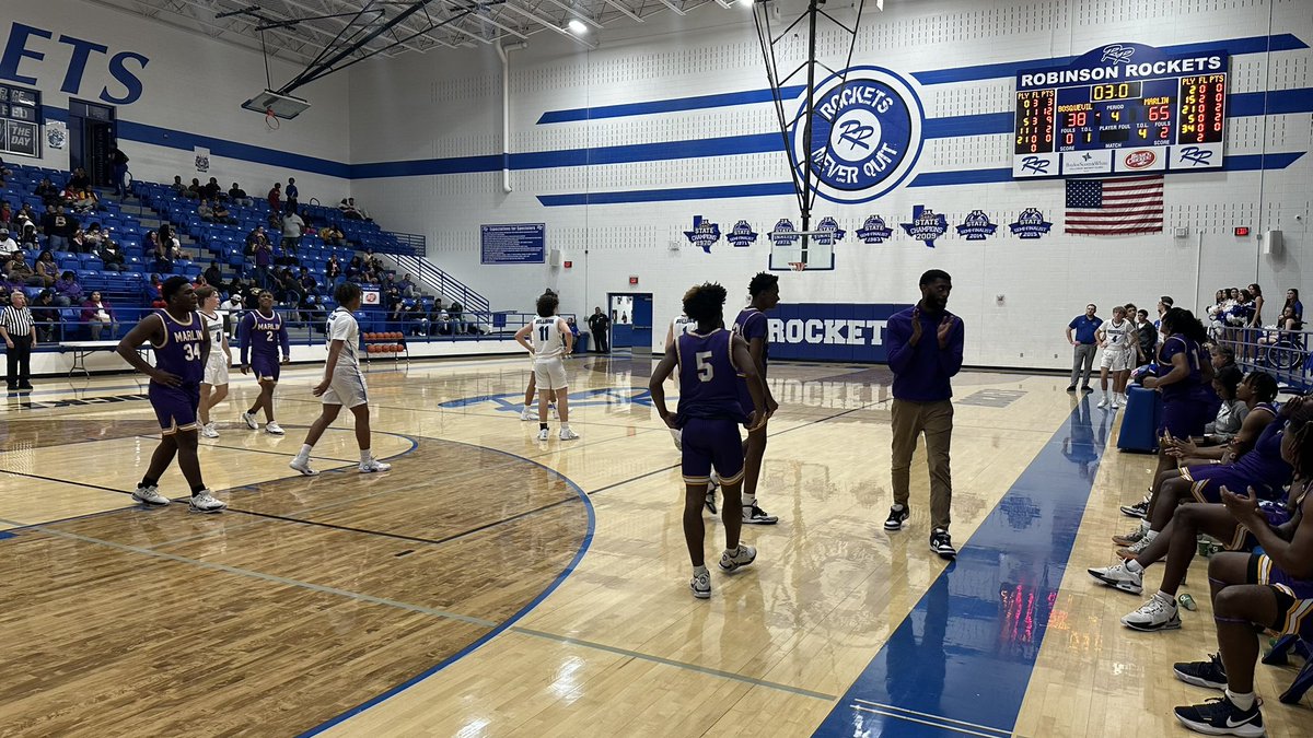 ealy_daeducator's tweet photo. On to the next… congratulations @MarlinHSBB with the win 65-38. @coachensley_  @DrHenson2 @J_busta13 @TeganMcdavid https://t.co/Q1nEgFg8VQ