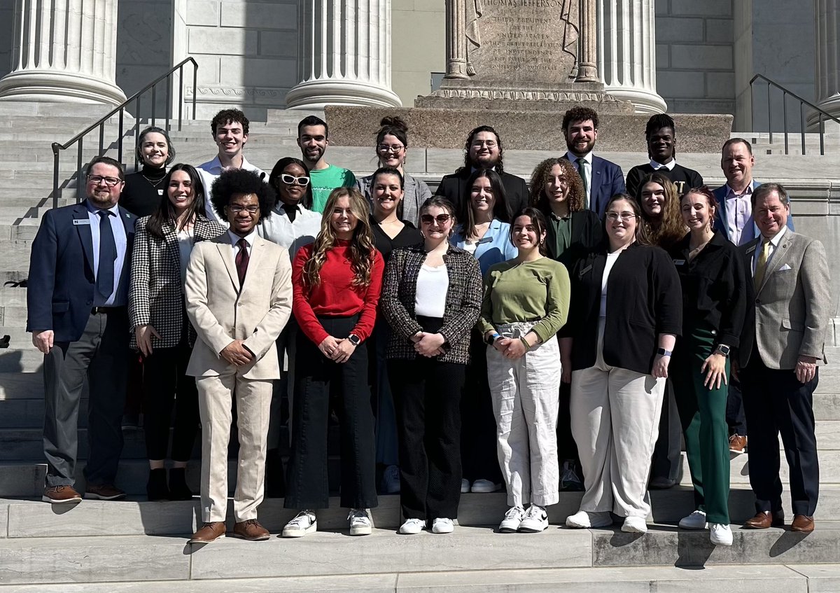 So proud of our <a href="/NWsenate/">Student Senate</a>! Today we wrapped up meeting with legislators and sharing what makes <a href="/NWMOSTATE/">Northwest Missouri State University</a> great. Our future is in good hands with these young leaders!