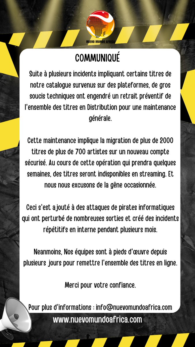 Nuevo Mundo Africa tweet media