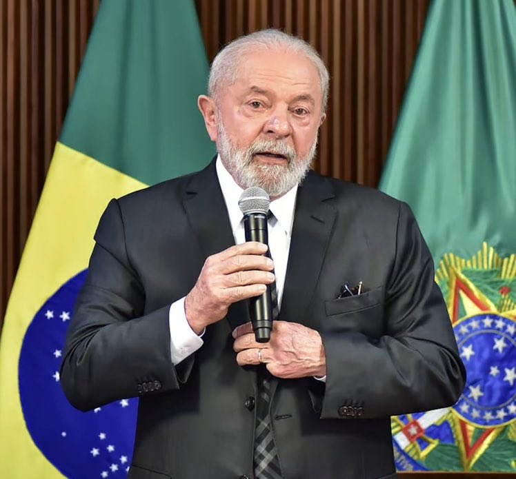 Islamic_2_0_2_2's tweet photo. 🚨🇧🇷🇮🇱 #BRAZIL'S LULA: "What's happening in #Gaza isn't a war, it's a genocide. It's not a war of soldiers against soldiers. It's a war between a highly trained army and women and children."

#Brasil #LulaDaSilva #FreePalestine #Gaza #GazaGenocide #rafah #RafahUnderAttack https://t.co/w4CJp1GMPB