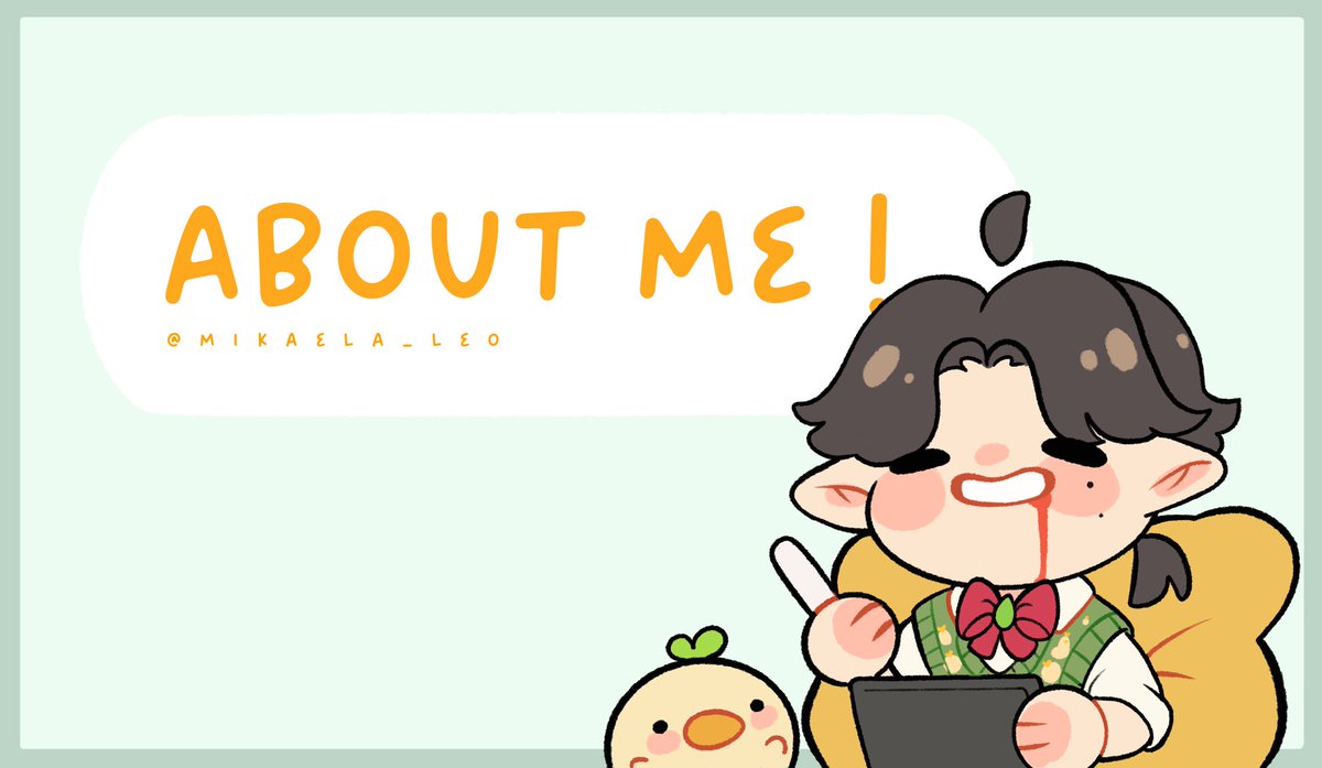mikaela_leo's tweet image. 🌱GENERAL POST🌱
Hello! Mikaela here!
+ Any pronouns okay!
+ EN/ID/中文 (a little)
+ Multifandom! I draw what i want!
Commission: vgen.co/mikaela_leo
Kofi: ko-fi.com/mikaelapotato
📧: mikaelaleo0108@gmail.com
Discord: mikaela_leo