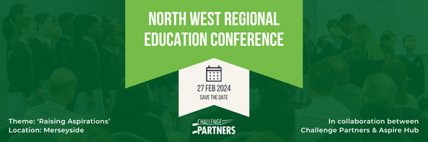 Challenge Partners (@challengepartnr) on Twitter photo Join <a href="/ChallengePartnr/">Challenge Partners</a> and <a href="/TheAspire_Hub/">Aspire Challenge Partners Hub</a> in Liverpool on 27 February, at our North West Regional Education Conference.
We'll be exploring 'Raising Aspirations', as well as hosting a #paneldiscussion with the event's keynote speaker <a href="/ryan_wain/">Ryan Wain</a>, <a href="/VickyBeer1/">Vicky Beer C.B.E.</a>, Simon Corner and Join <a href="/ChallengePartnr/">Challenge Partners</a> and <a href="/TheAspire_Hub/">Aspire Challenge Partners Hub</a> in Liverpool on 27 February, at our North West Regional Education Conference.
We'll be exploring 'Raising Aspirations', as well as hosting a #paneldiscussion with the event's keynote speaker <a href="/ryan_wain/">Ryan Wain</a>, <a href="/VickyBeer1/">Vicky Beer C.B.E.</a>, Simon Corner and
