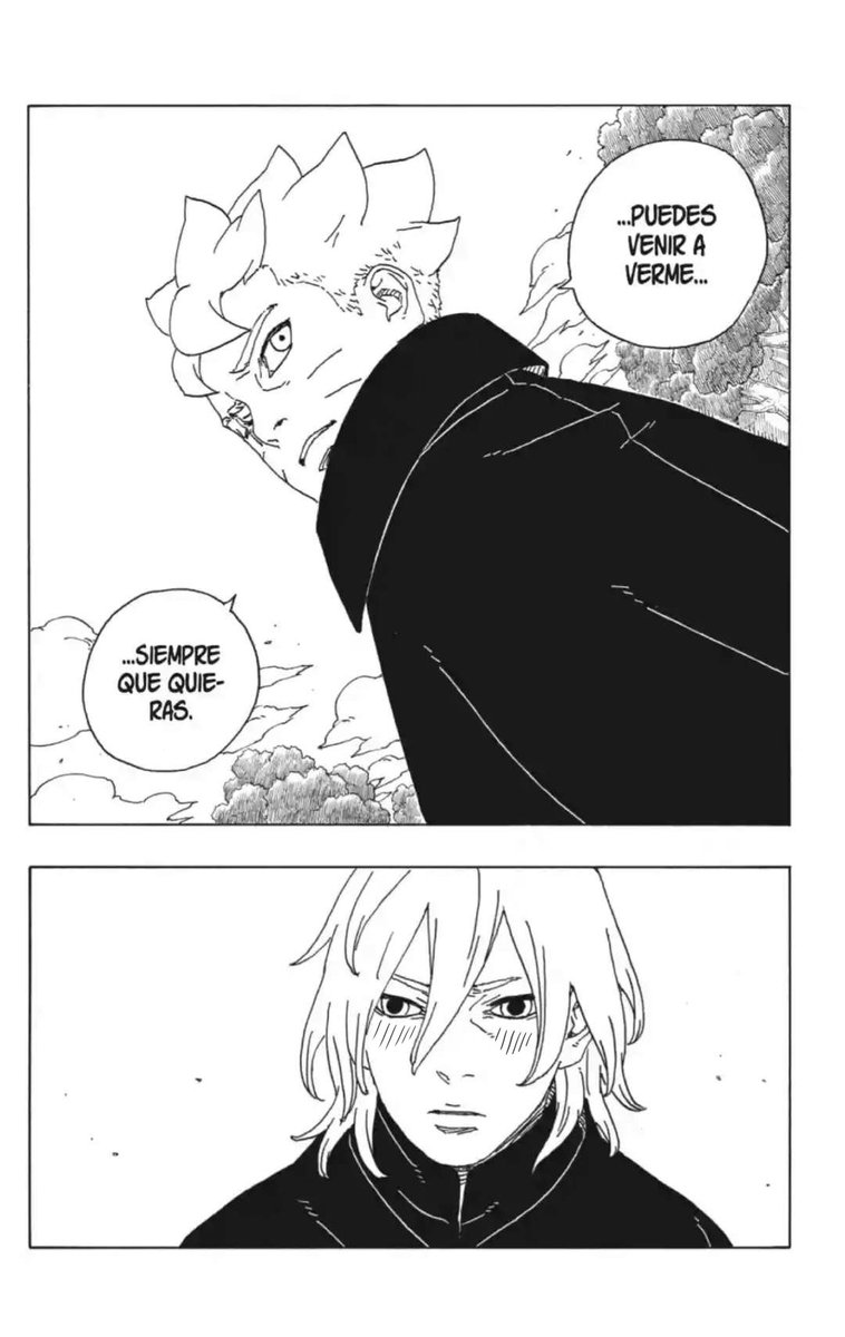 AMQ13245's tweet photo. Kishimoto e Ikemoto le tuvieron miedo al éxito 🗿
Por un momento me sentí otra vez en la etapa MitsuBoru XD aunque ahora me pregunto, ¿será que Mitsuki se va de Konoha o se quedará?
#BorutoTwoBlueVortex #BorutoTwoBlueVortexChapter7 https://t.co/jJisNePN7q