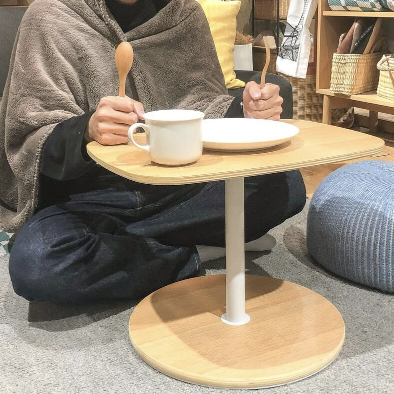 サイドテーブル アルミ 無印良品