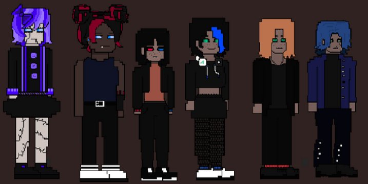 allahaloir's tweet image. Skar would enter the backstage bar before looking up, seeing everyone but Sue and the skeleton. He sighs softly as he begins walking towards the stage with his head down and his hair covering his face.

#roleplayevent