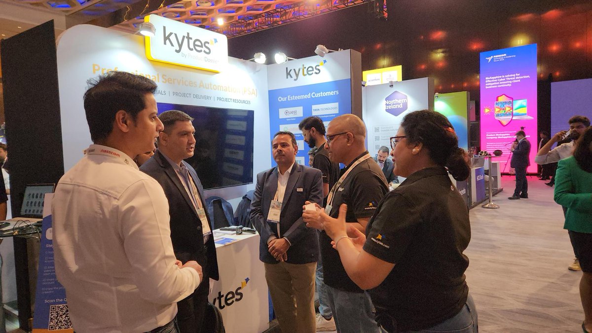 kytespsa's tweet photo. #Day2- Sandeep Kumar & Shivani K. caught in an insightful discussion with Vikas Kalucha, Managing Director, PwC, at #NTLF2024
#nassscom #KytesByProductDossier #kytes #ITSoftware #NewBrand
@nasscom | @NasscomEvents https://t.co/lyjICICSvS