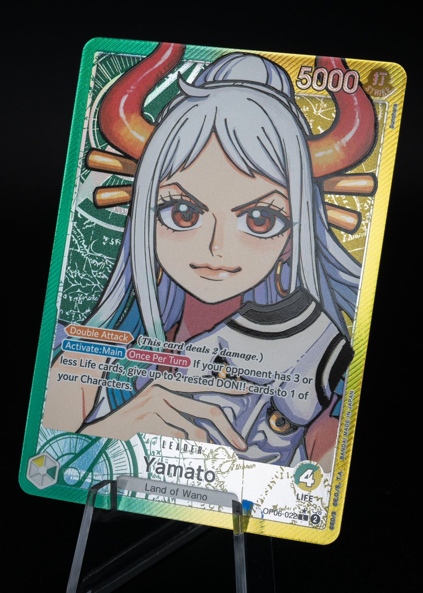ONE PIECE CARD GAME BOOSTER PACK -WINGS OF THE CAPTAIN- [OP-06] CARD  REVEALS: Check out these cards from Booster Pack [OP-06]'s lineup! Leader  Yamato & Character O-Nami cards with their Alt-Arts! Release