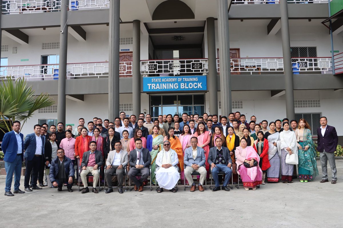 psjohnlongkhaye's tweet photo. Inauguration of the Induction training for new recruits of YAS. In the presence of 
Shri honourable MLA, Minister of YAS and PWD @KonthoujamG Director, YAS @MeiteiPhulen @YAS_Manipur https://t.co/B5PstkCGoE