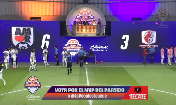 FutbolSapiens (@futbolsapiens) on Twitter photo #ElAmorSiempreGana y hoy más que nunca lo demostró el <a href="/amorfutbolclub/">Amor FC</a> ❤️ derrotando al Emperors de el Travieso Arce.
Marcador Final
AMOR FC 6-3 EMPERORS
Los de <a href="/robertomtzTV/">ROBERTO MTZ</a> y <a href="/JacoboWong/">Jacobo Wong</a> se llevan el triunfo en la jornada 4 de la <a href="/LaPeoplesLeague/">La People's League Caliente.mx</a> #ElAmorSiempreGana y hoy más que nunca lo demostró el <a href="/amorfutbolclub/">Amor FC</a> ❤️ derrotando al Emperors de el Travieso Arce.
Marcador Final
AMOR FC 6-3 EMPERORS
Los de <a href="/robertomtzTV/">ROBERTO MTZ</a> y <a href="/JacoboWong/">Jacobo Wong</a> se llevan el triunfo en la jornada 4 de la <a href="/LaPeoplesLeague/">La People's League Caliente.mx</a>