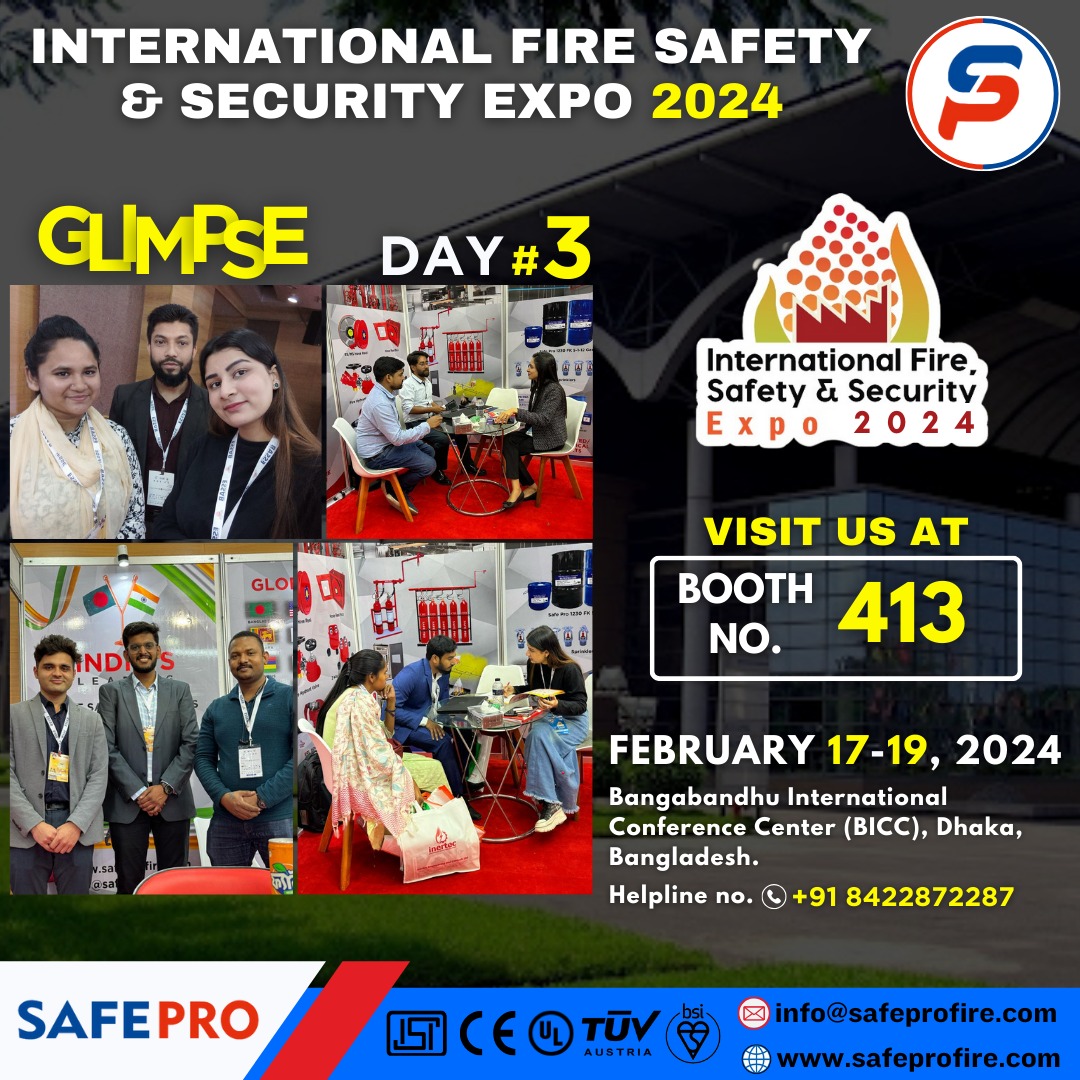 Teamwork & innovation fuel safety! Proud to be at the @FireExpo with Safe pro Fire Services. Join us for a safer future! #FirePrevention #CommunitySafety #safepro #Firesafetysolutions #Dhaka #SafetyEvent