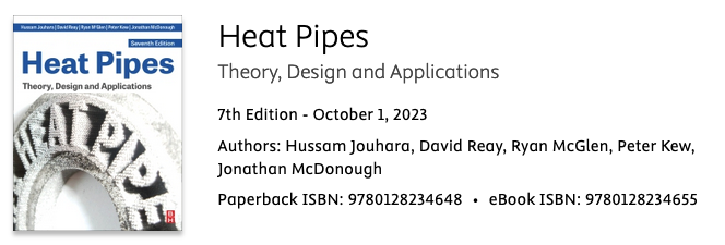 iwaysWaterEu's tweet photo. 📕 Book recommendation!
#HeatPipes: Theory, Design and Applications
This edition takes a highly practical approach to the #design + selection of heat pipes, making it an essential #guide for practicing #engineers + an ideal text for postgraduate students.
https://t.co/LkOTgyxXj7 https://t.co/t1qYionF9P