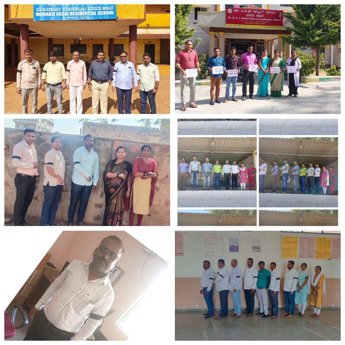 KSMWTA786's tweet photo. @CMofKarnataka @BZZameerAhmedK @DOMGOK 
honourable cm sir and minister sir, today's silent protest entered to 8th day urging to release revised c&amp;r and to solve other issues related to promotion equal pay for Art teachers, novodaya and promotion for PE teachers etc... https://t.co/FavPzd7Or1
