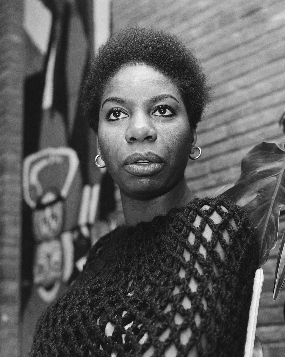 Remembering the American singer, songwriter and civil rights activist Nina Simone who was born Eunice Waymon on this day in Tryon, North Carolina in 1933. 🇺🇲 #NinaSimone #Tryon #NorthCarolina #ToBeYoungGiftedAndBlack