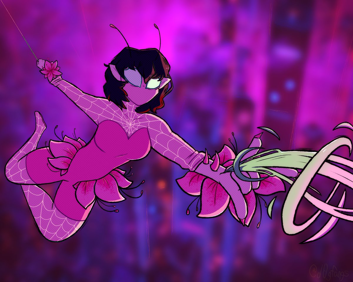 d0gfangs_'s tweet photo. commission for a friend of mine on discord!! #commissionsopen #commissionart #fullbodycommission #commissions #originalcharacter #oc #spiderman #spidermanacrossthespiderverse #acrossthespiderverse #spidermanoc https://t.co/0uK32ADXjP