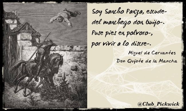 Sancho Panza, escude- 
del manchego don Quijo-
 buff.ly/42BsDZk Te propongo acercarte a las poesías que #Cervantes publicó al comienzo de El #Quijote a modo de prólogo. Nos acompaña música quijotesca de #Telemann
