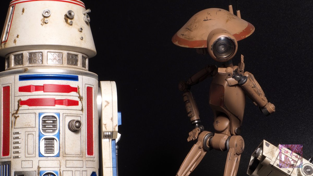 ドロイド達はいつでも仲良し R5-D4 & Pit Droid & BD-72 youtu.be/zA6xJNkxeGs #R5D4 #PitDroid #BD72 #starwars #hottoyscollection #hottoysstarwars #hottoys #figure #Mandalorian #bobafett #disney #スターウォーズ #ホットトイズ #フィギュア #マンダロリアン #ボバフェット #ディズニー