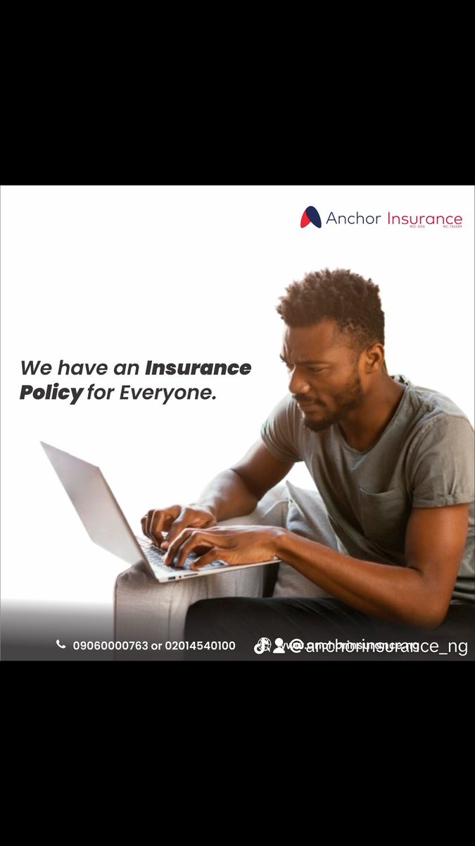 InsuredByAnchor's tweet photo. No one is left out when it comes to our insurance coverages. Call us today for details of the cover that suits your need.
#wednesday #insurance #allrisk #insurewithus https://t.co/zoiPXbKy87