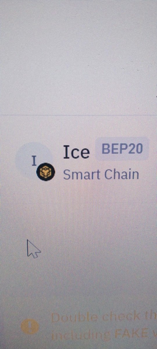 Dashrat79464901's tweet photo. @ice_blockchain I am getting this icon when I try to paste the bsc address from the ice app, please confirm if it is the right token...! https://t.co/s7gxo2CEDx