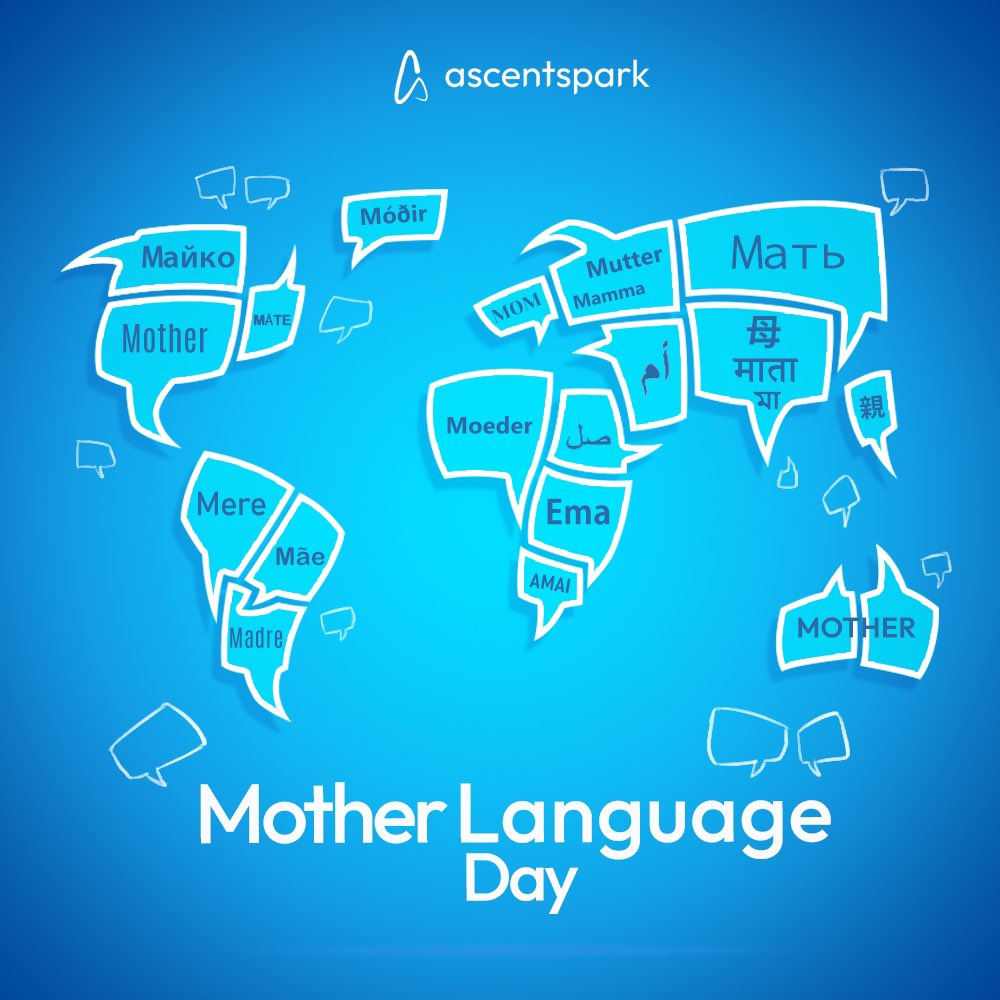 Every language is a piece of the world's cultural mosaic. 

Let's cherish and preserve them all. 

Happy International Mother Language Day! 

#internationalmotherlanguageday #motherlanguage #imld     #motherlanguageday  #mothertongue  #diversity   #languagematters  #culture