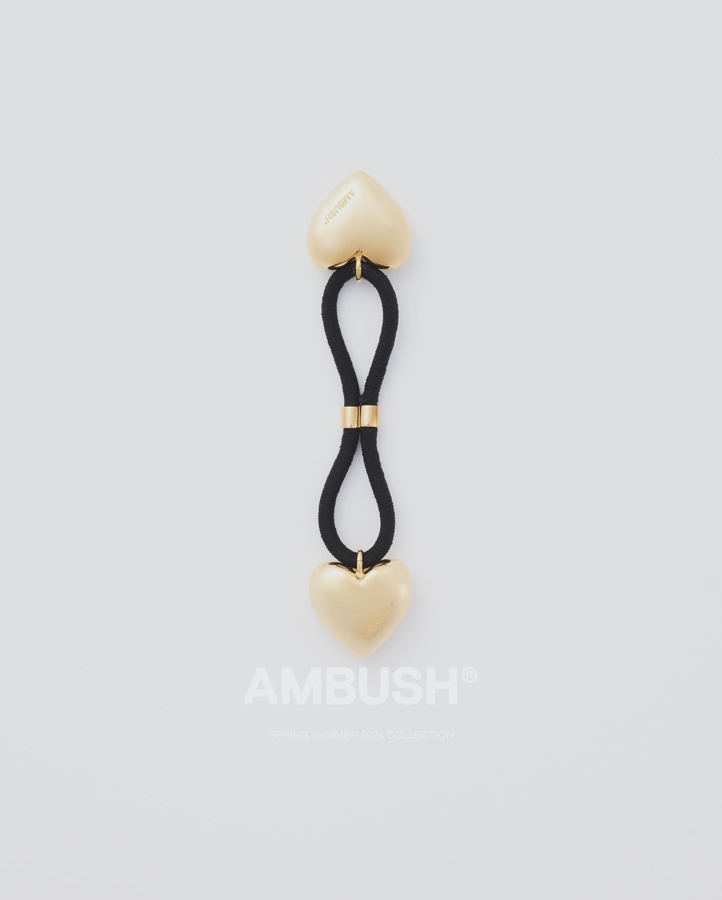 【AMBUSH】PEARL HEART CHARM NECKLACE 2色展開 Silver Gold AMBUSH】PEARL HEART CHARM NECKLACE 2色展開 Silver Gold