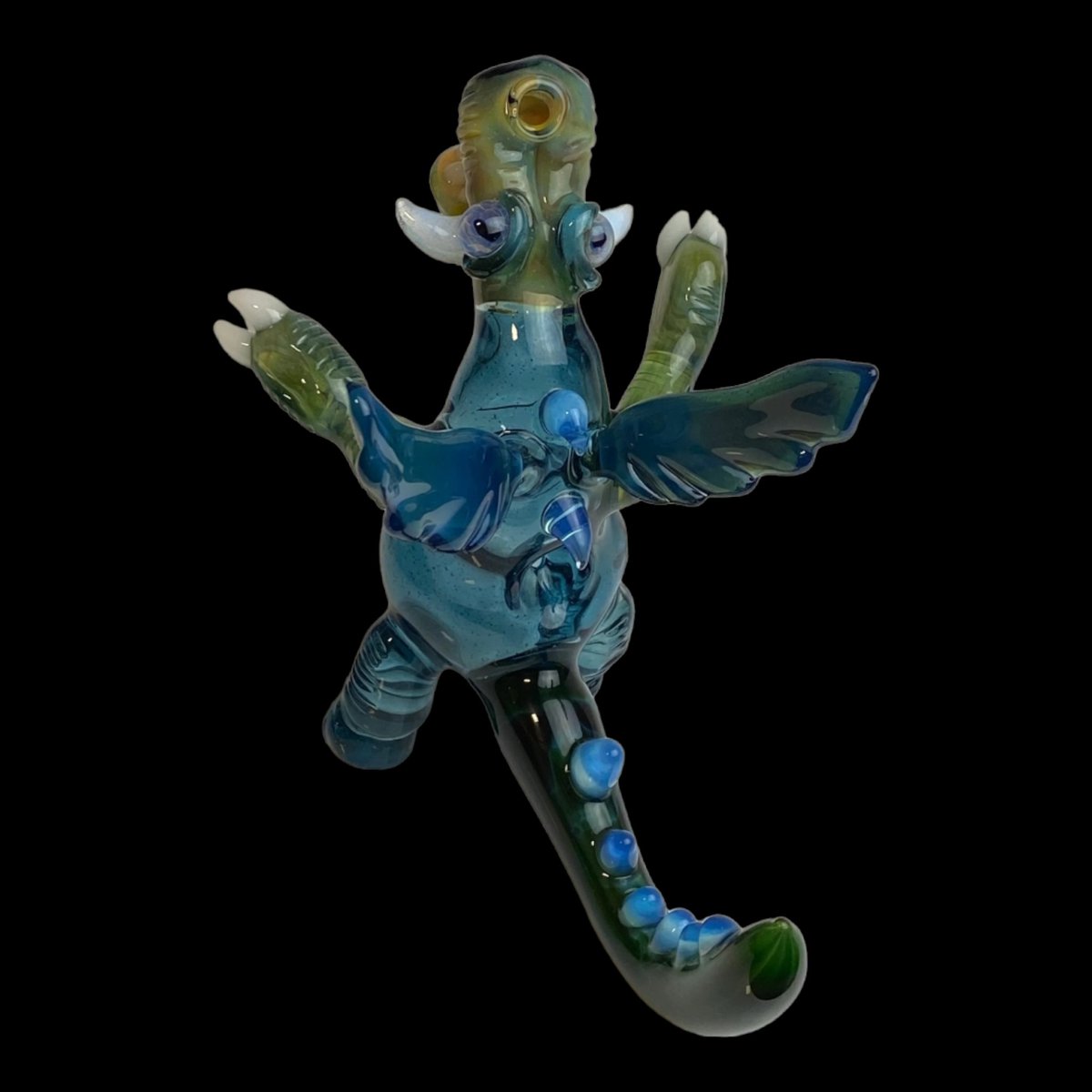 NEW Blue Stardust Dragon Dry Pipe by Roy, Washington Artist Organic Glassworks!!

Now on Display and Available at The Hippie House Glass Gallery!

#YearOfTheDragon #dragon #glassdragon #glassart #hippiehouse #organicglassworks #pnwmade #headyglass #pipe #weedpipe #functionalart