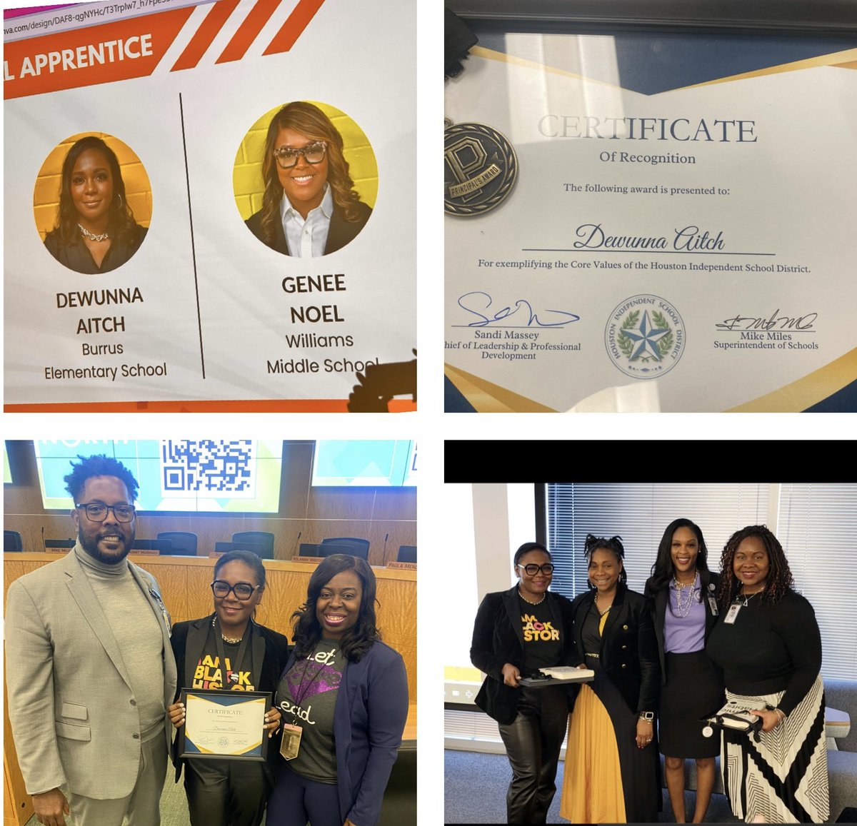 dewunnaaitch's tweet photo. Thrilled to be named Principal Apprentice of the Month! Grateful for the opportunity to lead, learn, and grow alongside an incredible team. Thank you for this honor! ๐ #PrincipalApprentice #Leadership #Gratitudeโ https://t.co/16DZVQm3hu