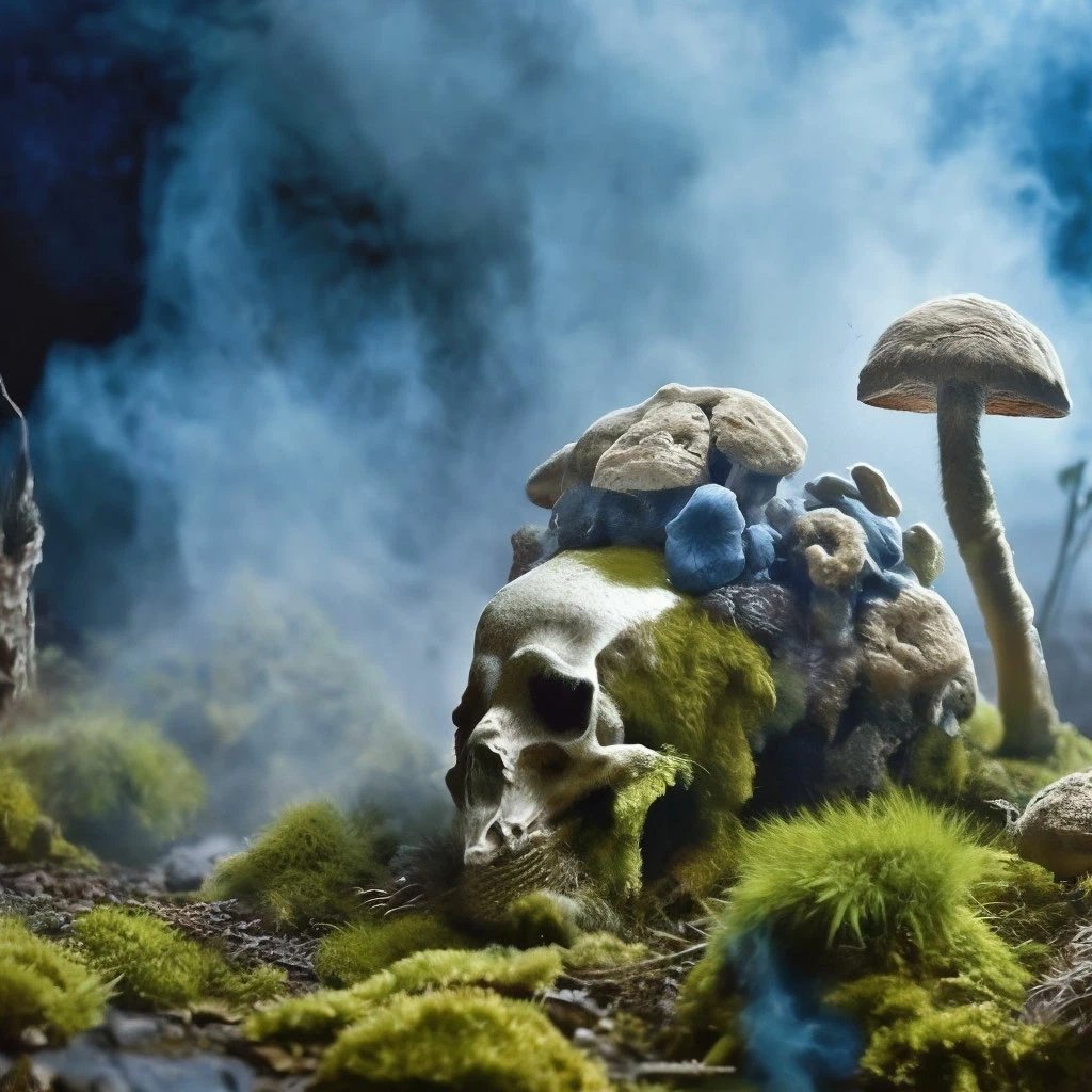 GM, mushrooms. Reflection of a foggy forest.

#NFTArt #aiartist #crypto #artists #painting #aiart #OpenSeaCollection  #rariblenfts