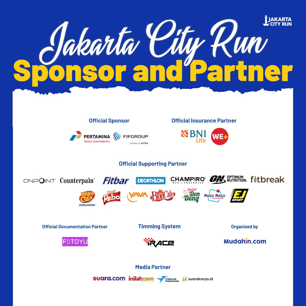 Partners 👟 Jakarta City Run • 2024