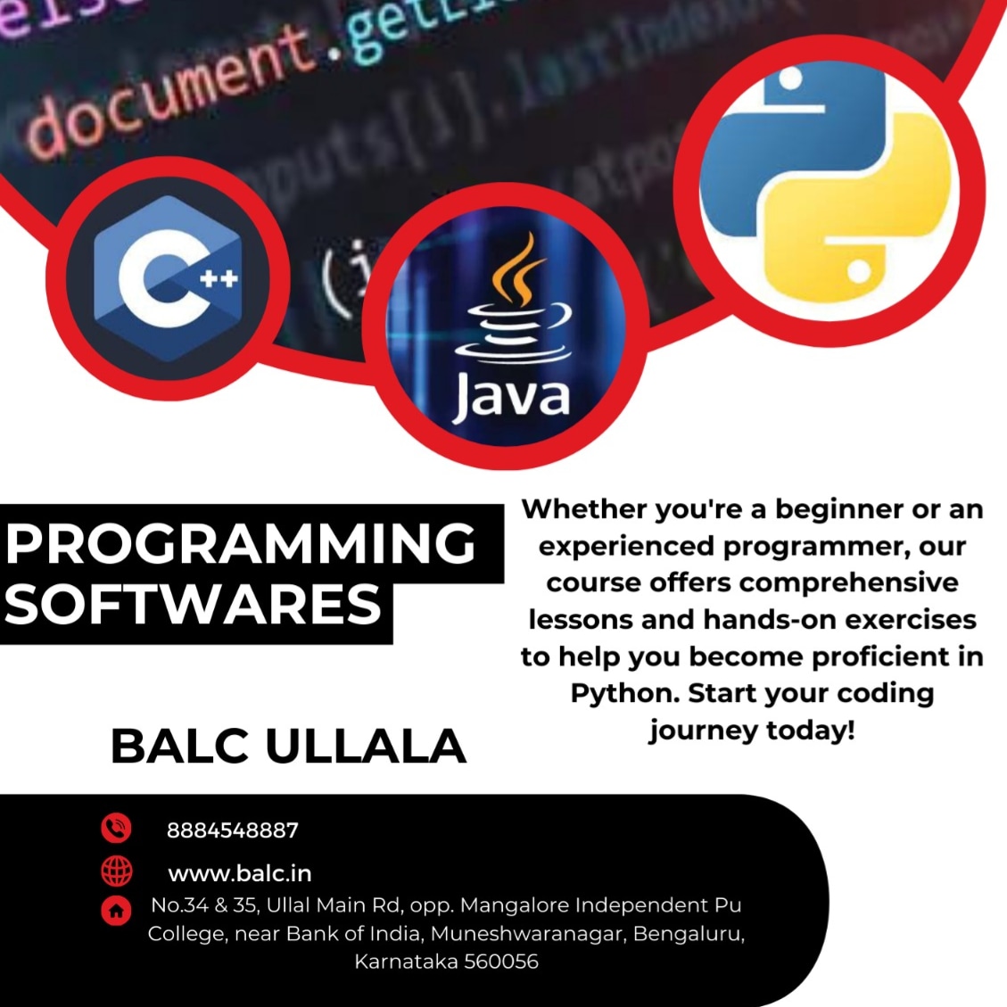 BalcUllalRoad's tweet photo. Balc ullal road 
all Computer courses are available here
#SAPCourse 
#DigitalMarketingcourses 
#SpokenEnglishcourses 
#Handwriting 
#Calligraphy
#KannadaandEnglishTyping 
#Computerprogramming
#Tallyprime
#Gst 
#adexcelcourse 
#msofficecourse
Contact for Registration 8884548887 https://t.co/izYTdIMcE2