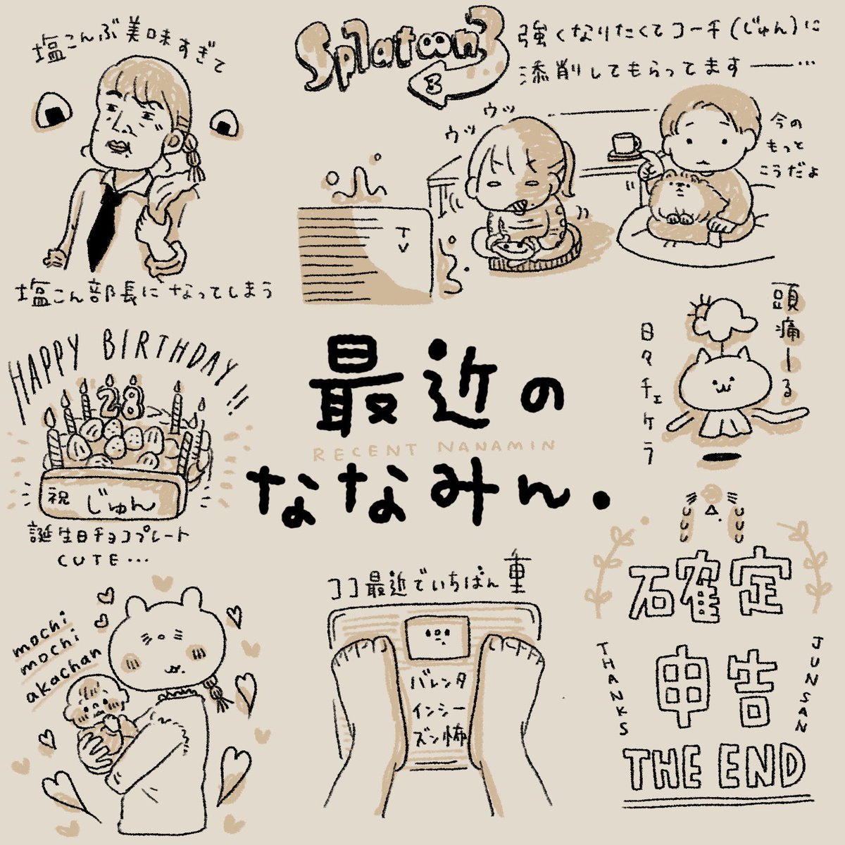 最近のななみんの様子です 