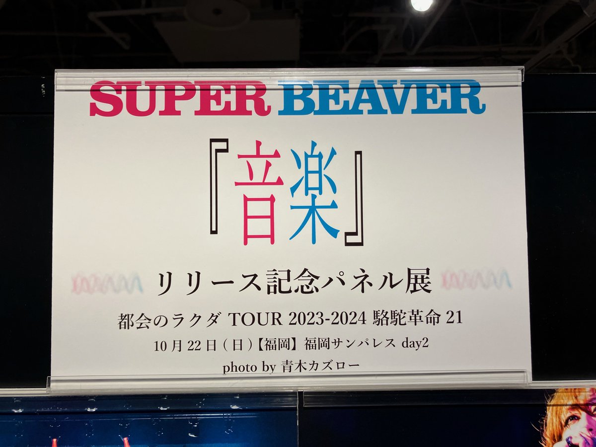 SUPERBEAVER】 ビーバー最新作『#音楽』 ＼ 本日発売日！／ 人生に
