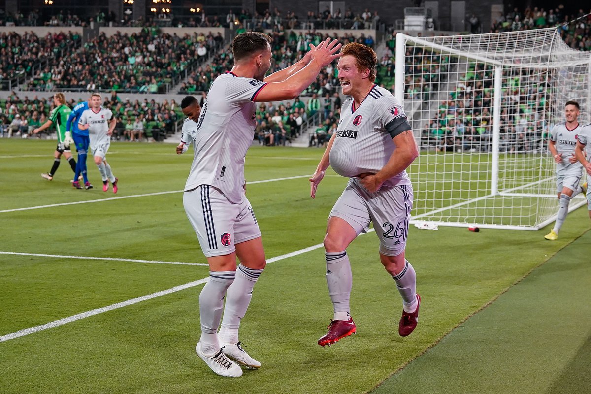 CBSSportsGolazo's tweet photo. .@stlCITYsc defender Tim Parker has now scored:

- The club's first-ever goal (at Austin FC)
- The club's first-ever MLS Cup Playoffs goal (vs. Sporting Kansas City)
- The club's first-ever Concacaf Champions Cup goal (vs. Houston Dynamo) https://t.co/wZ1tVo6bYw