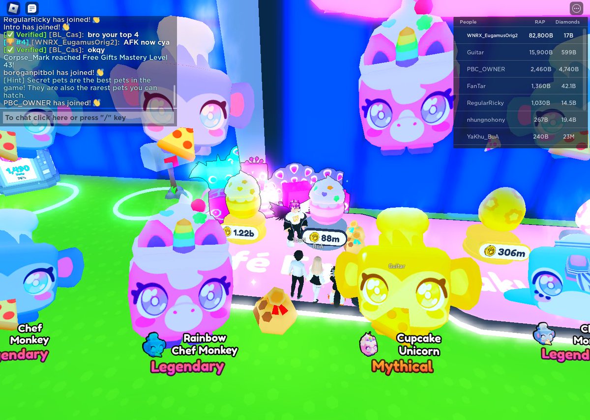 Woah! So many hatchers in #PetSimulatorX HC Kawaii Egg. I'm gonna try it today there because I don't have luck hatching active huge pets in #PetSimulator99 after the [UPD 3]. Best of luck to us there 🍀🍀🍀 #EUG #Roblox @EugamusOrig2 @BuildIntoGames