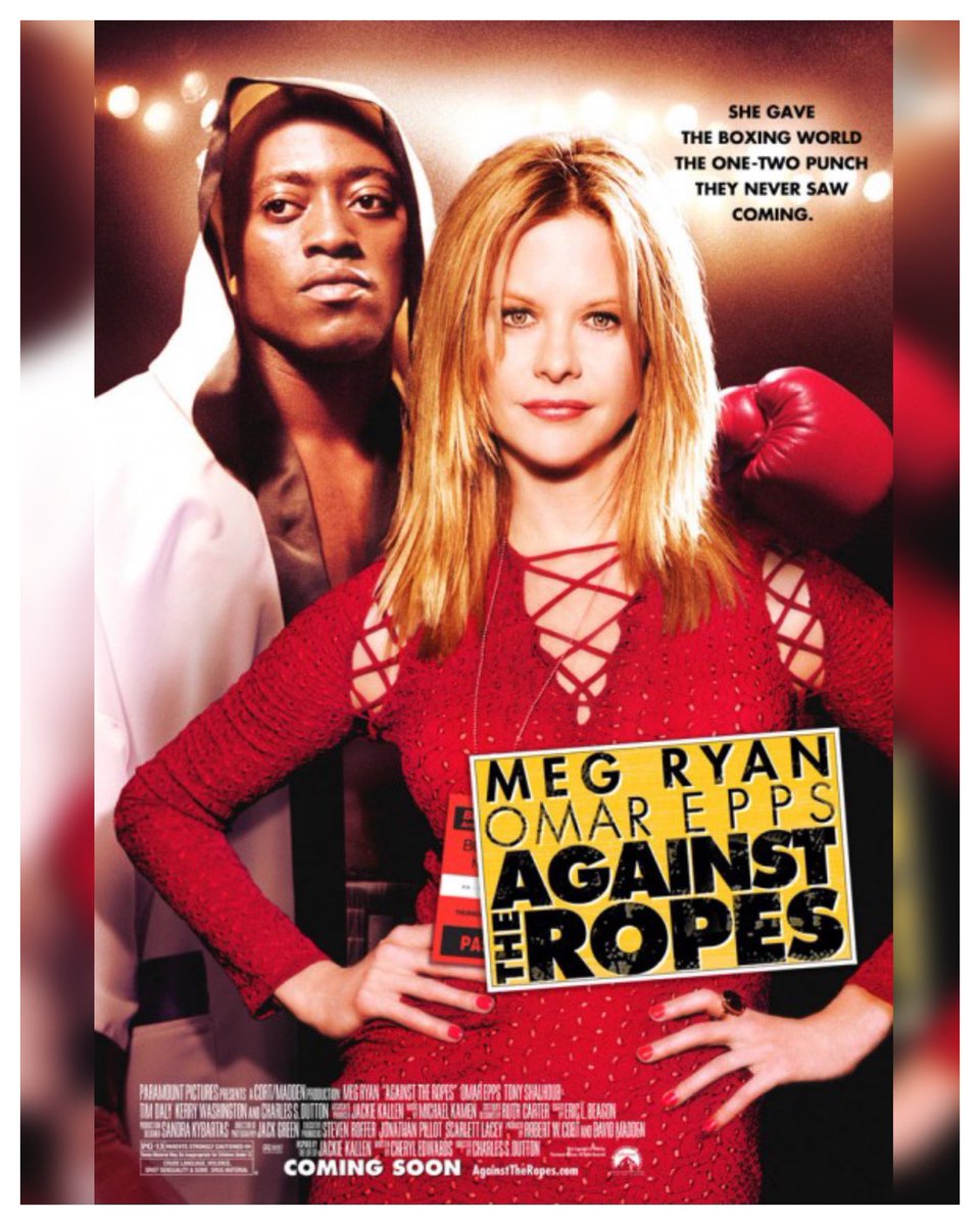 20 Years #AgainstTheRopes Starring: #MegRyan #OmarEpps #TonyShalhoub #TimDaly #KerryWashington #CharlesSDutton #JoeCortese #DeanMcDermott #HoltMcCallany #ToryKittles Directed By: #CharlesSDutton 🥊 

#WreckLeaguePodcast