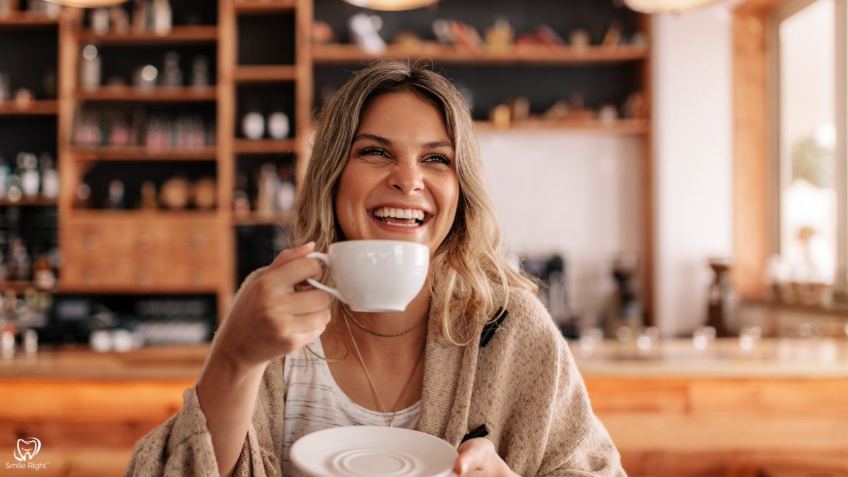 Coffee Please! ☕️ Here are a few steps you can take to help lessen the impact drinking coffee has on your teeth. 😁🦷
- Drink through a straw
- Add a little cream
- Brush or rinse immediately after drinking
-Practice quality oral hygiene
- Use whitening toothpaste
