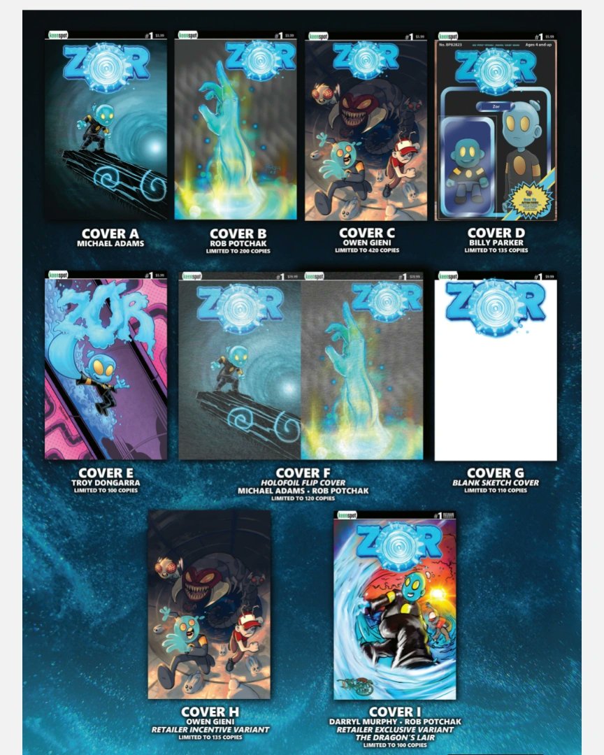 Potchak's tweet photo. Gonna ask some friends if they will mention ZOR or at least retweet this image...in comic stores tomorrow! An all ages book with tremendous heart! @Demonpuppy @therealcliffyb @duckieslap @Blountra_ @blakesbuzz @SkellyTwitch @kathyireland @bobbycrosby https://t.co/b7J4tIqtrb