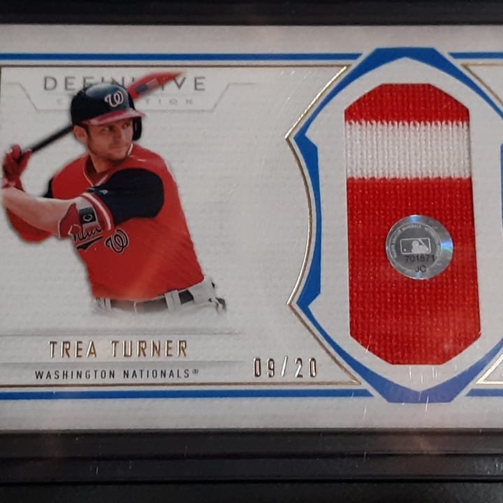 WhitticusCards's tweet image. 👀 Listed For Auction! 🚨
ebay.com/itm/2259913323…
@Topps Definitive Relic /20
Trea Turner @Nationals @Dodgers @MLB 
#thehobby #WhittnessCards #whodoyoucollect #Nancynewf #Washington #Nationals #LADodgers  #TreaTurner #BaseballCards #MLB #baseballseason