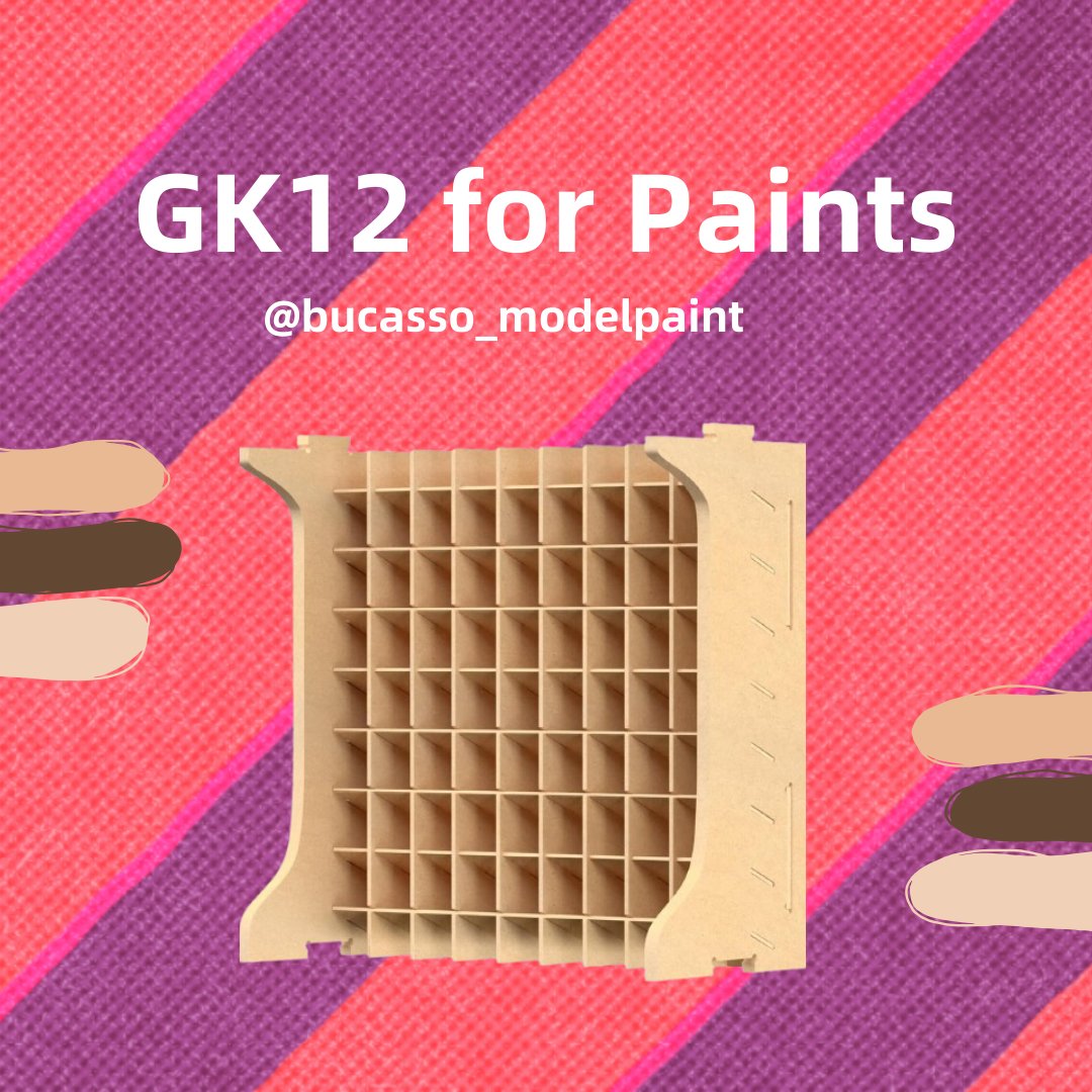 GK12 is coming!
All for smaller-size paints!
Show me your paints wall🥳
amazon.com/Bucasso-Capaci…