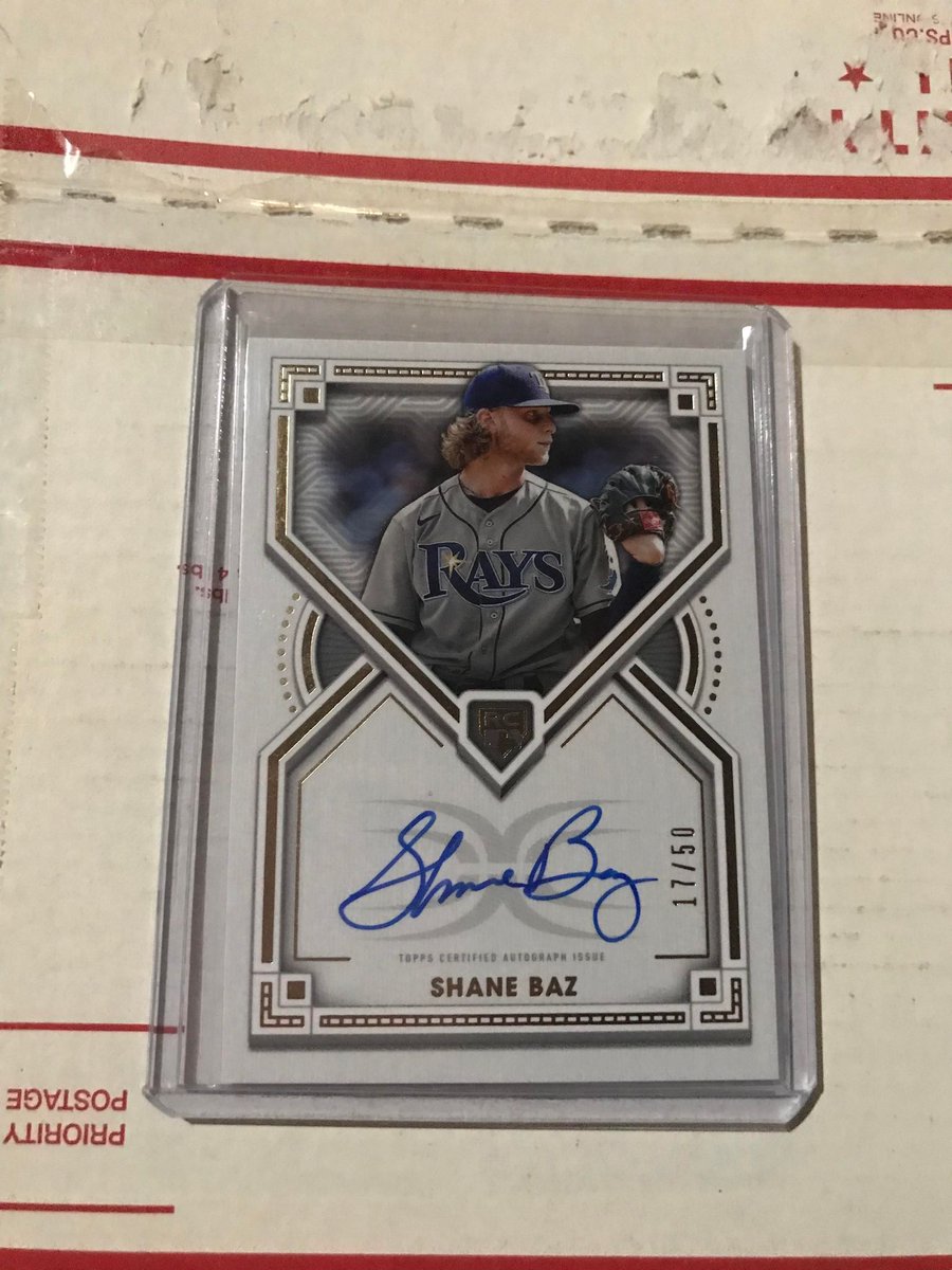 WhitticusCards's tweet image. 👀 Listed For Auction! 🚨
ebay.com/itm/2259913151…
@Topps Definitive RC Auto /50
Shane Baz @RaysBaseball @MLB 
#thehobby #WhittnessCards #whodoyoucollect #Nancynewf #TBRays #TampaBayRays #ShaneBaz #BaseballCards #MLB #baseballseason