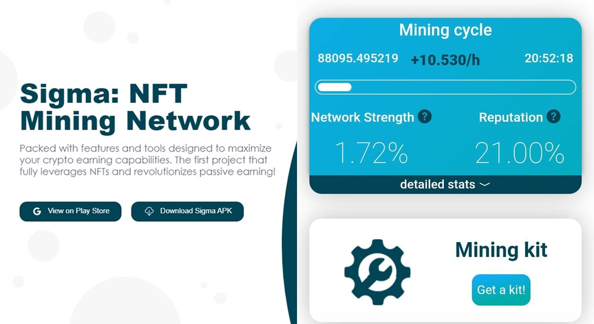 Oud_Kub's tweet image. Sigma Network is the next step in the DeFi revolution!

Innovative SIGM Tokens? NFT-based investments? A new vision?

We've got it all!

✅Join now!

minesigma.com
Invite Code : Onizukakung

#Sigma #SigmaNetwork @sigmanftnetwork