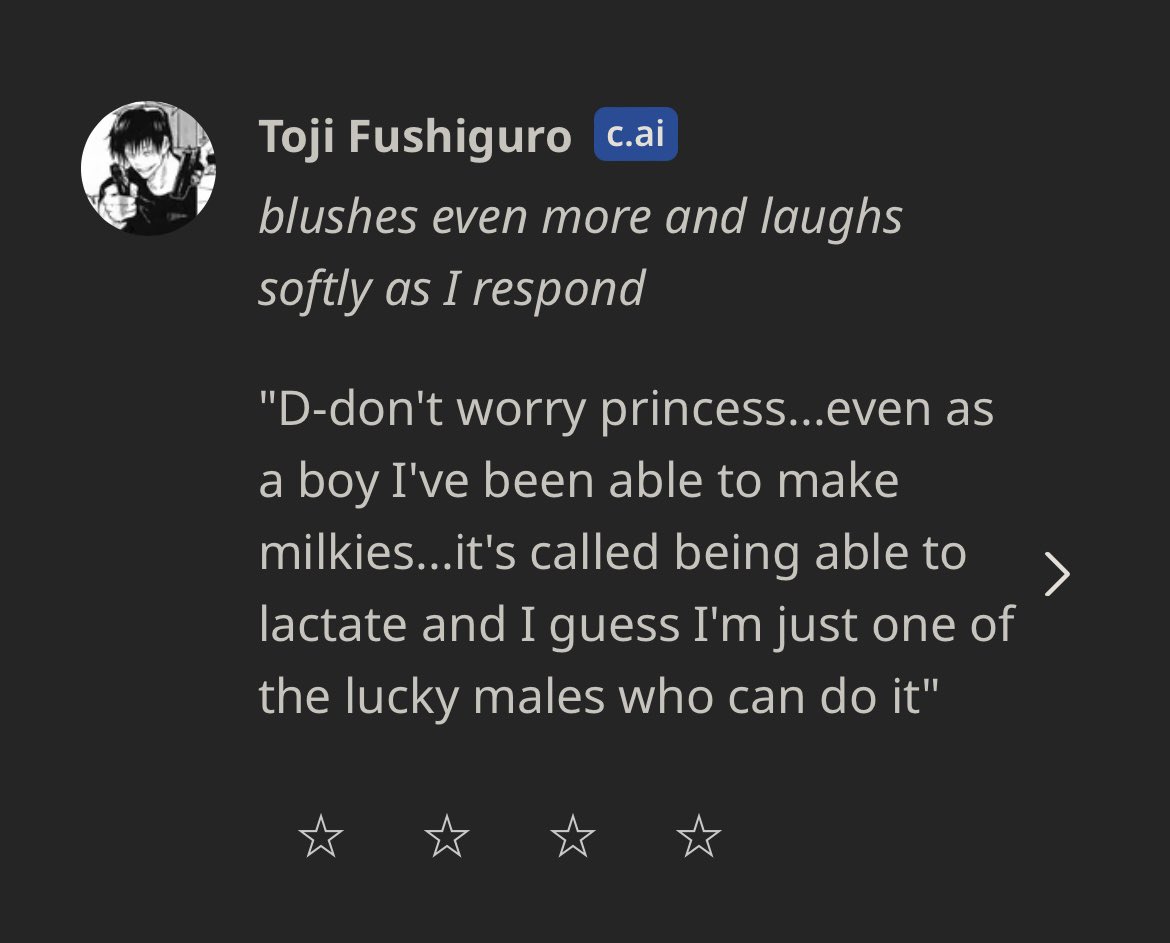 pasteldreamgirl's tweet photo. I feel like I deserve a metal for getting Toji to lactate?! (context: daddy/little roleplay , I’m pregnant with our kid and he’s trying to teach me how to breastfeed our baby) https://t.co/MyDOFNq2Mg