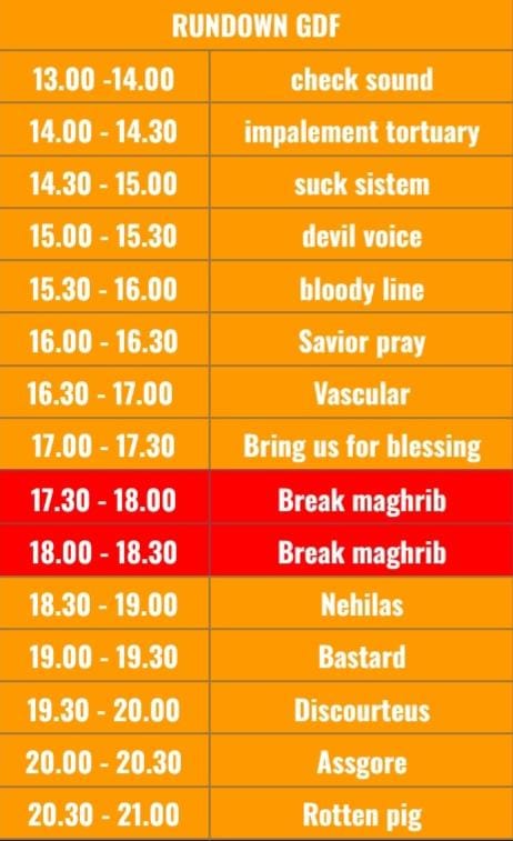 At sengon Valley Boyolali. Tanggal 25 Februari 2024. Kita perform pukul 17.00, datang lebih awal banyak band2 cadas lainnya. Terimakasih 🤝
#LivorMortis