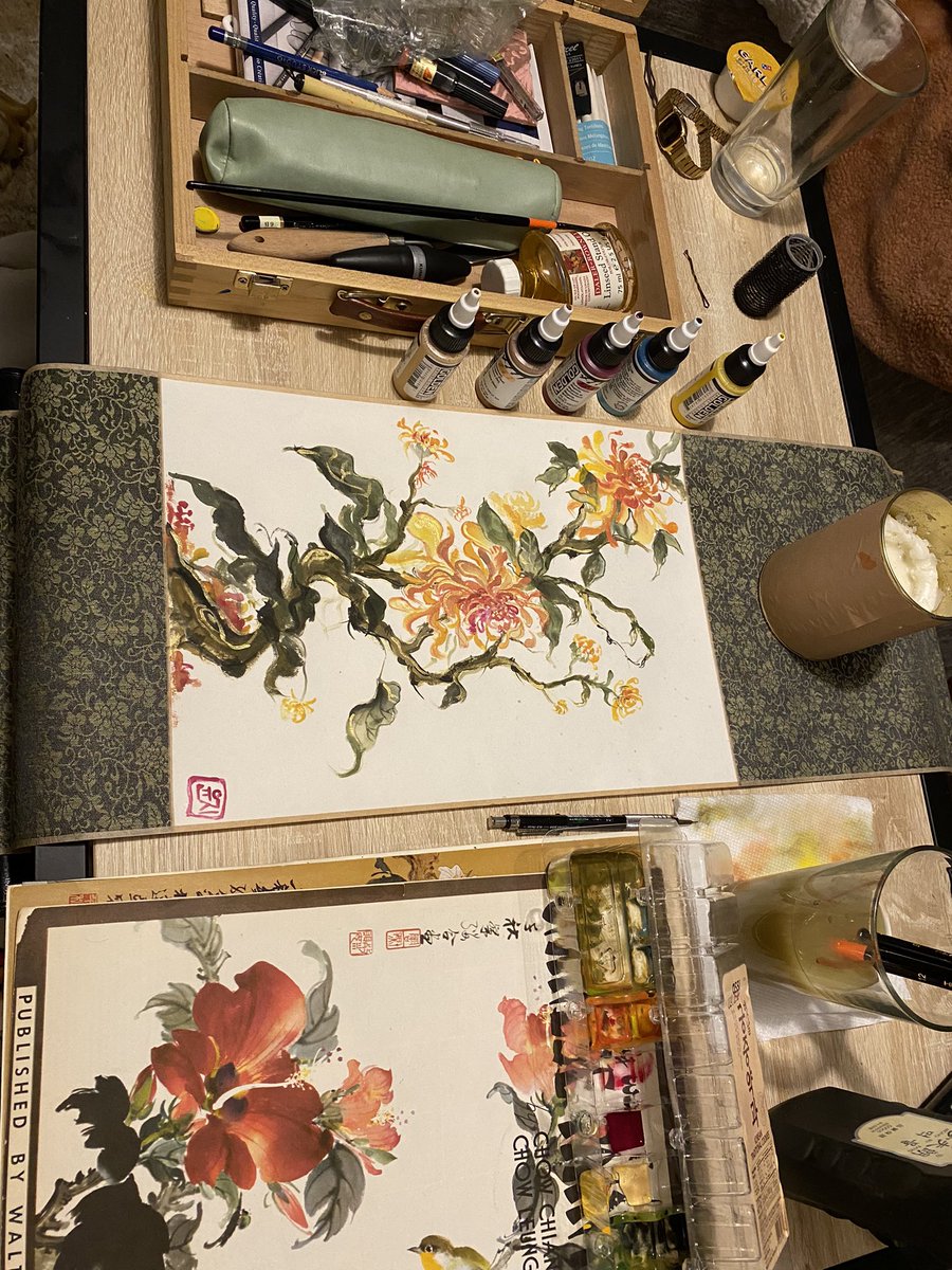yoonogy's tweet photo. ink painting https://t.co/H8yKuCNwyB