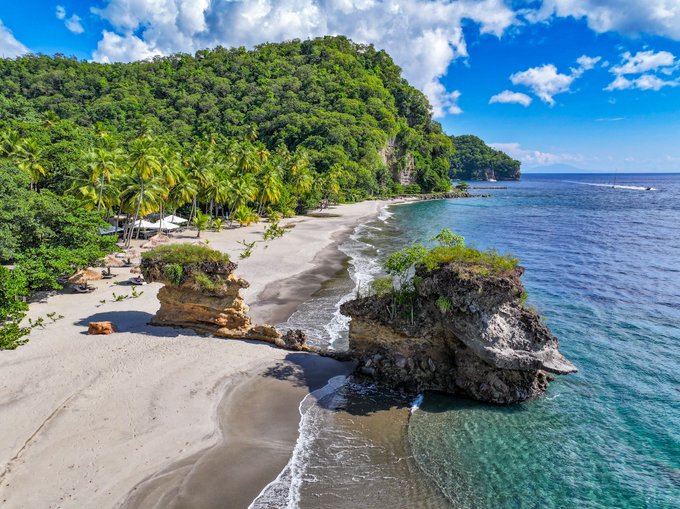 The privacy of Anse Mamin Beach allows guests to experience our tropical beaches uninterrupted. Relax with the ones you love as you hear the waves splash on the shore.  #jademountain #saintlucia #resort #beach #beaches #letherinspireyou #caribbean